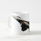 Mug Avion de combat supersonique Avion militaire (Devant gauche)
