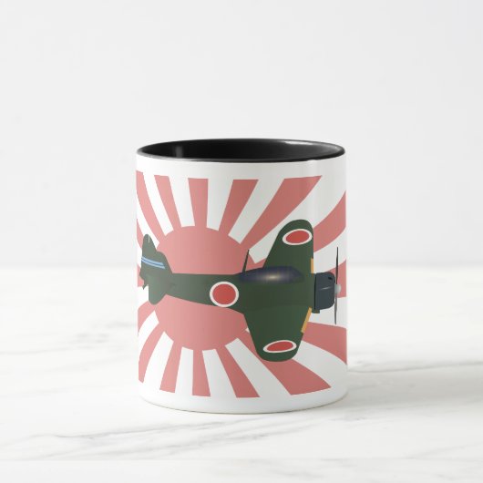 Mug Avion de combat zéro de 2ÈME GUERRE MONDIALE (Centre)