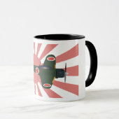 Mug Avion de combat zéro de 2ÈME GUERRE MONDIALE (Devant droit)
