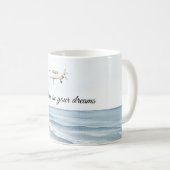 Mug Avion de crabe océanique de plage (Devant droit)