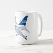 Mug Avion de dessin (Devant droit)