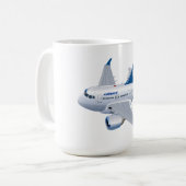 Mug Avion de dessin (Devant gauche)
