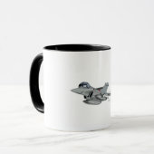 Mug Avion de dessin (Devant gauche)