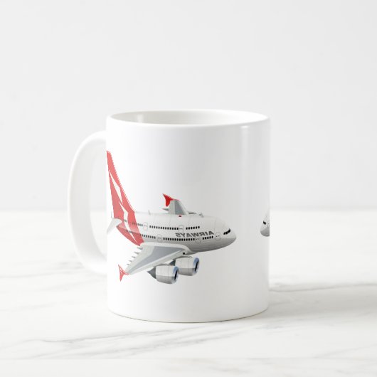 Mug Avion de dessin (Devant gauche)