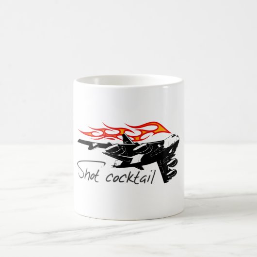 Mug Avion de dessin animé (Centre)
