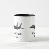 Mug Avion de la Force aérienne de chasseur d'aigle F15 (Centre)
