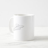 Mug Avion de papier (Devant gauche)