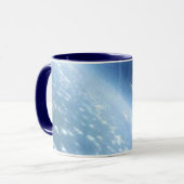 Mug Avion en vol : Envergure d'aile (Devant gauche)
