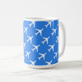 Mug Avion Funky Avion Pilote Aviation Vol Ciel (Devant droit)