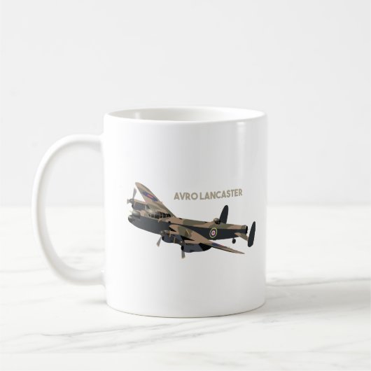 Mug Avion Lancaster British 2ÈME GUERRE MONDIALE (Gauche)