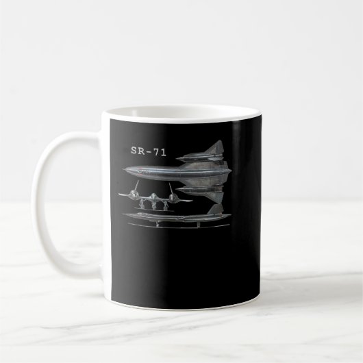 Mug Avion militaire SR-71 (Gauche)