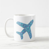 Mug Avion "Né pour voler"  (Gauche)