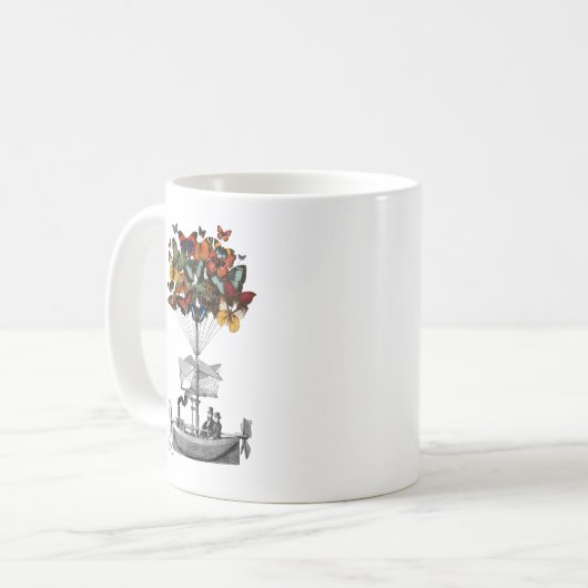 Mug Avion papillon (Devant gauche)