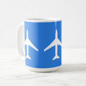 Mug Avion-pilote de l'avion Funky Plane Aviation Vol S (Devant gauche)
