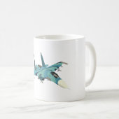 Mug Avion propulseur russe Su-27 (Devant droit)