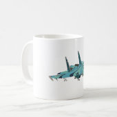 Mug Avion propulseur russe Su-27 (Devant gauche)
