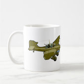 Mug Avion rétro de dessin (Gauche)