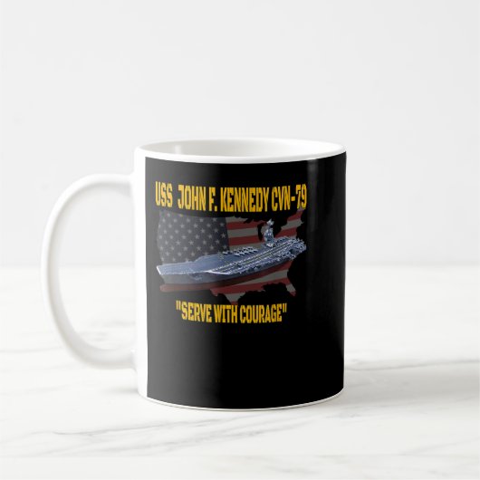 Mug Avion USS John F. Kennedy CVN79 Vétérinaire (Gauche)