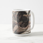 Mug Avion Vintage (Devant droit)