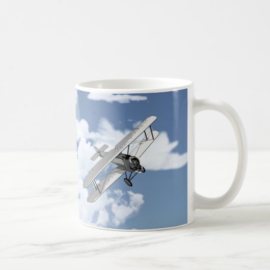 Mug Avion vintage (Droite)