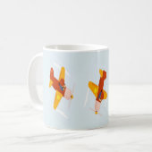 Mug Avion volant dans le ciel (Devant gauche)