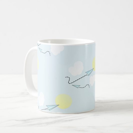 Mug avions à papier (Devant gauche)