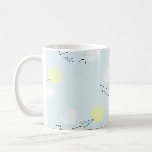 Mug avions à papier (Gauche)