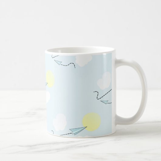 Mug avions à papier (Droite)