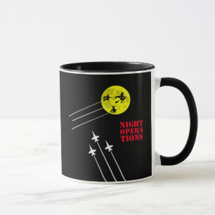 Mug Avions de chasse et sorcières. Opérations nocturne