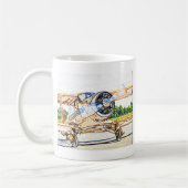 Mug Avions de cru de Beachcraft Staggerwing (Gauche)
