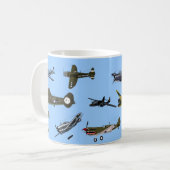 Mug Avions de guerre (Devant gauche)