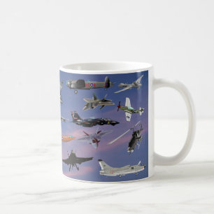 MUG AVIONS SUR UN CIEL BLEU DE LA CAROLINE