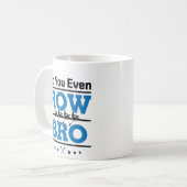 Mug Aviron Crew Rower Faites-Vous Même Ranger Bro (Devant gauche)