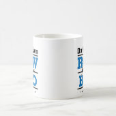 Mug Aviron Crew Rower Faites-Vous Même Ranger Bro (Centre)