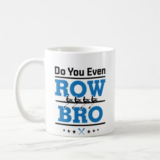 Mug Aviron Crew Rower Faites-Vous Même Ranger Bro (Gauche)