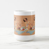 Mug Aviron de pin-up de champ de femmes (Centre)