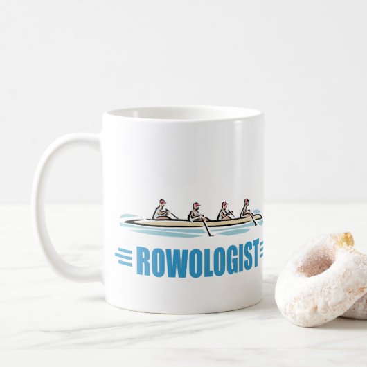 Mug Aviron humoristique (Avec donut)
