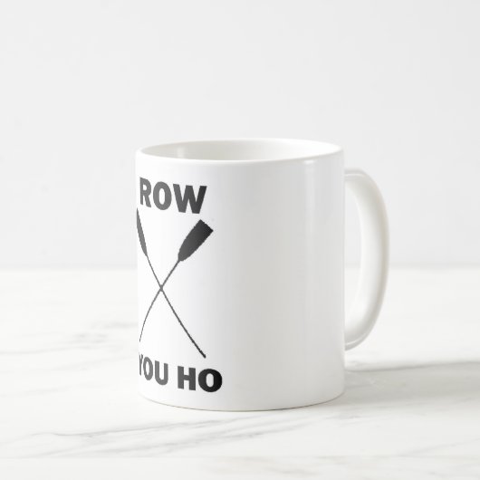 Mug aviron sculling de rangée de bateau d'équipe (Devant droit)