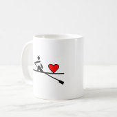 Mug Aviron valentine amour vous citer sport (Devant gauche)