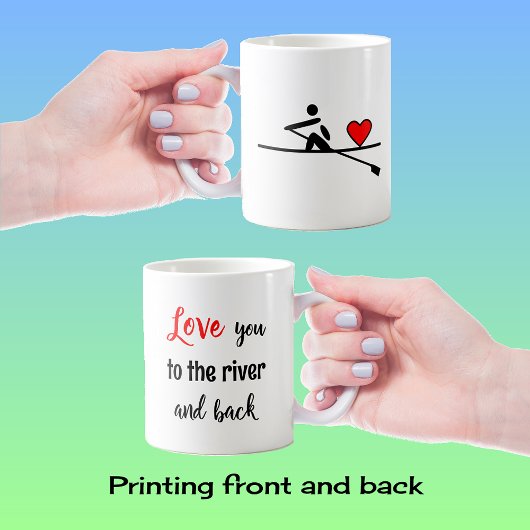 Mug Aviron valentine amour vous citer sport