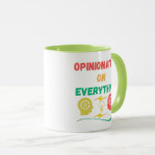 Mug Avis Sur Tout (Devant droit)
