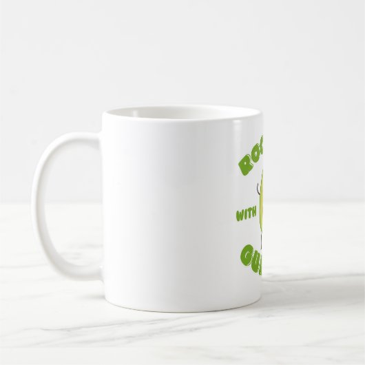 Mug Avocado Dansant "Rock Out With Your Guac Out" (Gauche)
