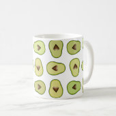 Mug Avocado Heart Fruit santé sur mesure (Devant droit)