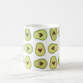 Mug Avocado Heart Fruit santé sur mesure (Centre)