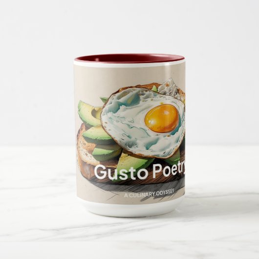 Mug Avocado & Oeuf Toast Gusto Poésie (Centre)