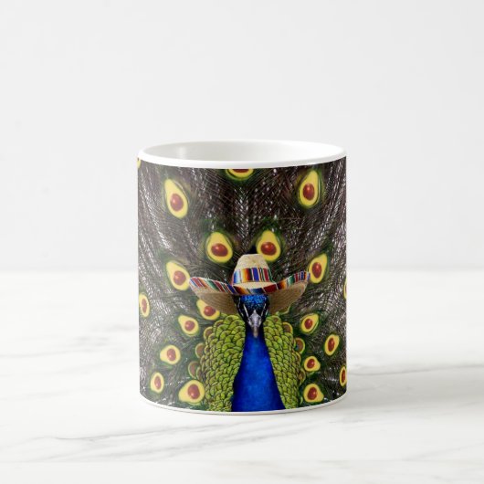 Mug Avocado Peacock 11oz (Centre)