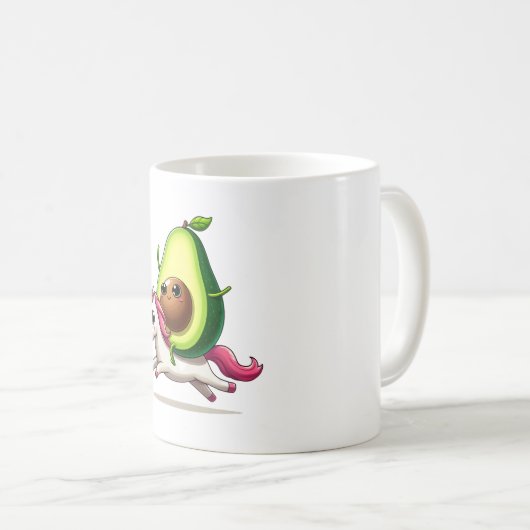 Mug Avocado sur licorne (Devant droit)