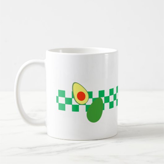 Mug Avocado Toast Vintage amusant Vibes rétro (Gauche)