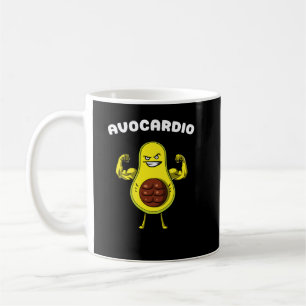 Mug Avocardio Fitness Avocado Funny Vegan Exercice Pla