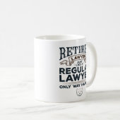 Mug Avocat à la retraite Procureur à la retraite beauc (Devant droit)